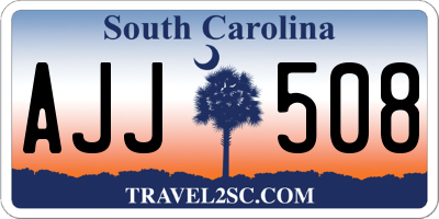 SC license plate AJJ508