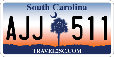 SC license plate AJJ511