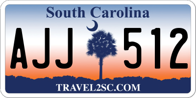 SC license plate AJJ512