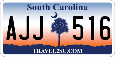 SC license plate AJJ516