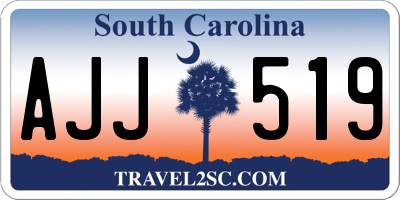 SC license plate AJJ519
