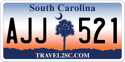 SC license plate AJJ521