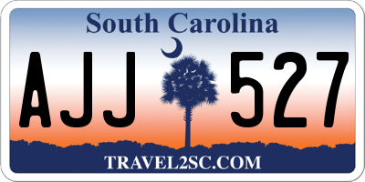 SC license plate AJJ527