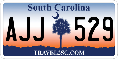 SC license plate AJJ529