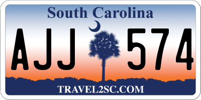 SC license plate AJJ574