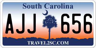 SC license plate AJJ656