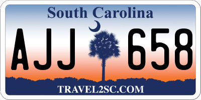 SC license plate AJJ658