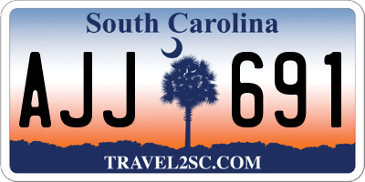 SC license plate AJJ691
