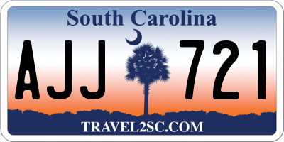 SC license plate AJJ721