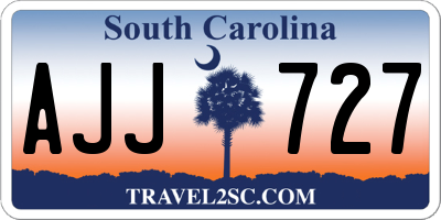 SC license plate AJJ727