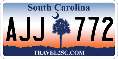 SC license plate AJJ772