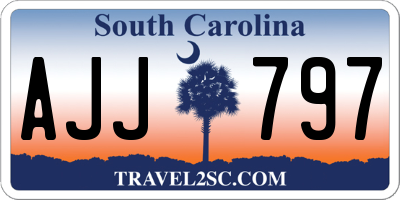 SC license plate AJJ797