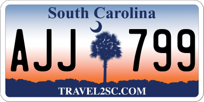 SC license plate AJJ799