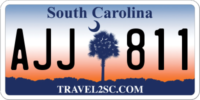 SC license plate AJJ811