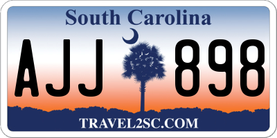 SC license plate AJJ898