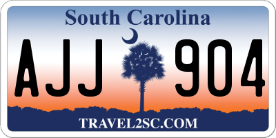 SC license plate AJJ904