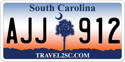 SC license plate AJJ912
