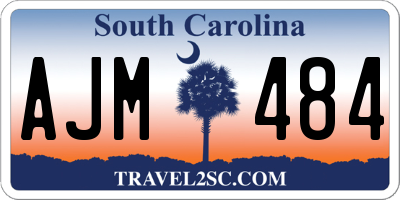SC license plate AJM484