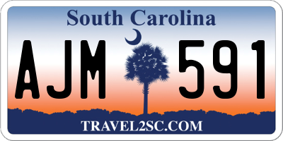 SC license plate AJM591