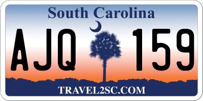 SC license plate AJQ159