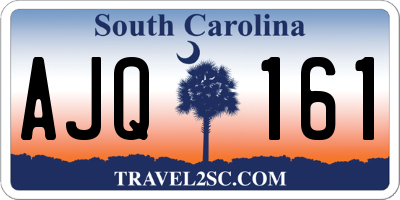 SC license plate AJQ161
