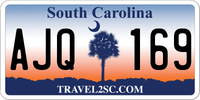 SC license plate AJQ169