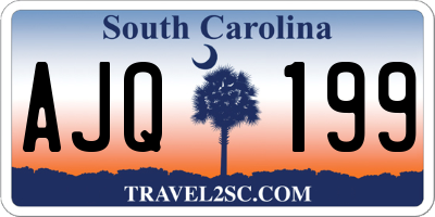 SC license plate AJQ199