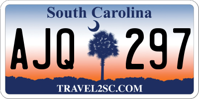 SC license plate AJQ297