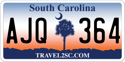 SC license plate AJQ364