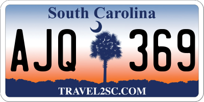 SC license plate AJQ369