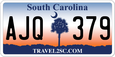SC license plate AJQ379