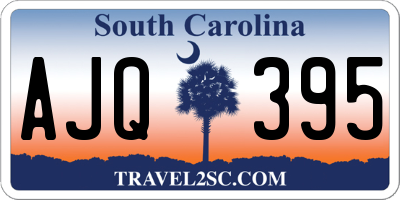 SC license plate AJQ395