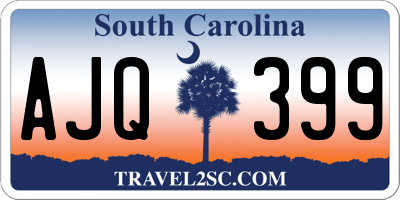 SC license plate AJQ399