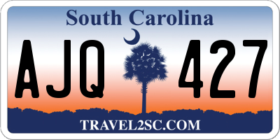 SC license plate AJQ427
