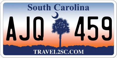 SC license plate AJQ459
