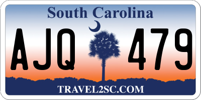 SC license plate AJQ479