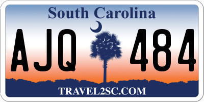 SC license plate AJQ484