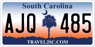 SC license plate AJQ485