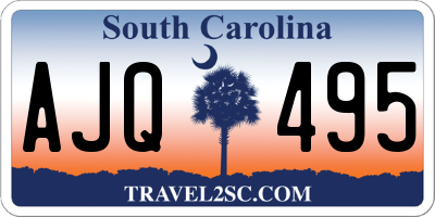 SC license plate AJQ495
