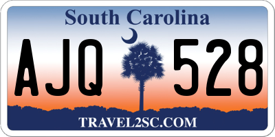 SC license plate AJQ528