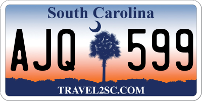SC license plate AJQ599
