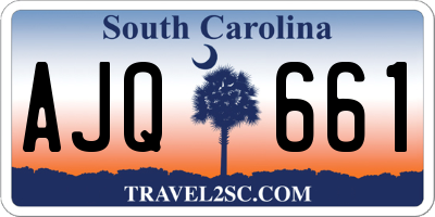 SC license plate AJQ661