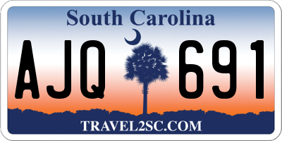 SC license plate AJQ691