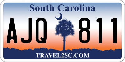 SC license plate AJQ811