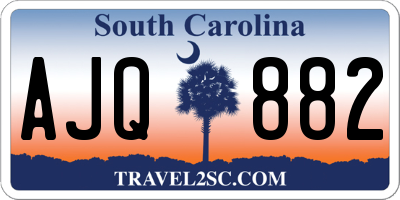 SC license plate AJQ882