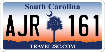SC license plate AJR161