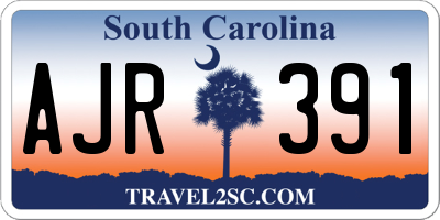 SC license plate AJR391