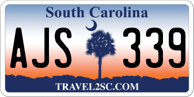 SC license plate AJS339