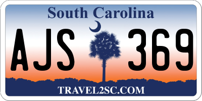SC license plate AJS369