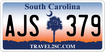 SC license plate AJS379